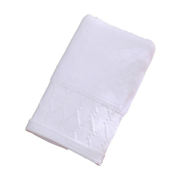 Toalla de baño supersuave de 35 x 76 cm | Toalla facial gruesa y absorbente para baño | Tejido de algodón transpirable y duradero | Bordes reforzados | Apto para bebés | Sin pelusa | Multiusos: s