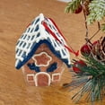 thumbnail image 4 of Lwlmwt Christmas Gingerbread House Decoration,Resin Small House,Winter Decor Handmade Polyresin Gingerbread House,Christmas Party Home Table Top Figurines, 4 of 5