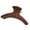 Brown and white, variant on NonSlip Hair Claws Clip Dotted Styles Styling Tool For Women And Girl Updos Hair Gripper Strong Hold Clamp