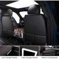 thumbnail image 4 of LINGVIDO Red Truck Seat Covers Fits F150 2015-2023 Faux Leather Cushion Compatible with Ford F150 Crew Cab, Front Seat, 4 of 6