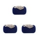 thumbnail image 2 of Sonducket Bolso ligero y moderno para accesorios elegantes para el día a día, bolsos de mano, bolso de mano, práctico pavo real azul y blanco Type1 NO1, 2 of 6