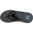 thumbnail image 2 of Men's Reef Anchor Flip Flop Grey/Blue Synthetic 12 M, 2 of 4