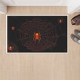 thumbnail image 3 of Halloween-featured Indoor Door Mat 19.7x31.5in, Small Cartoon Spiders Abstract Design Spider Webs Washable Indoor Door Mat Haunted Halloween Door Mat Outdoor, for Backyard Kitchen Garage Decoration, 3 of 5