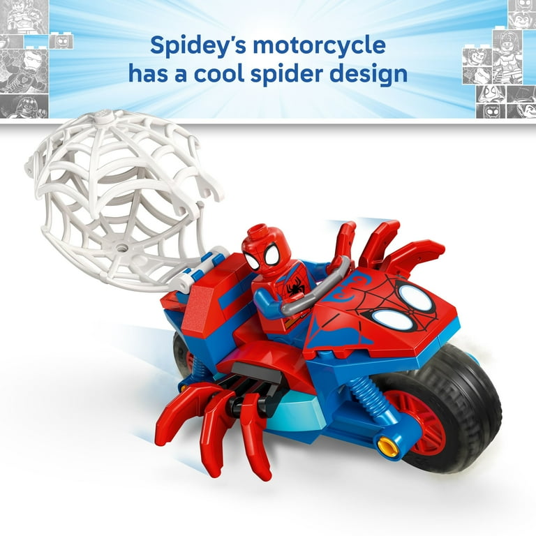 LEGO, Marvel Spidey on Motorcycle vs Rhino, 11206, for Kids 4+