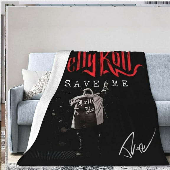 Jellys Music Rolls Blanket Flannel Fleece Blanket Ultra Soft Lightweight Throw Blanket for Bed Couch Living Room 40"x30"