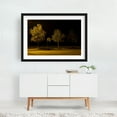 thumbnail image 2 of Night Hoop - Photography Basketball Nightlife Moody Sports Autumn Street Photography Minimalist Black Framed Wall Art Print 16 x 24 inches, 2 of 4