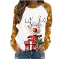 thumbnail image 3 of Winter Clothing Saving! Beifu Long Sleeve Shirts for Women Fall Outfits 2025 Womens Tops Trendy Going Out Fashion Casual Sweatshirts Graphic Tee Tops, 3 of 6