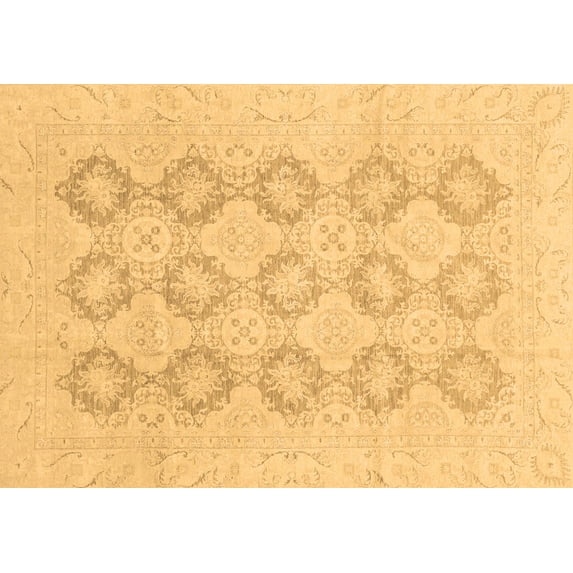 Ahgly Company Indoor Rectangle Oriental Brown Traditional Area Rugs, 3' x 5'