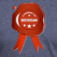 thumbnail image 3 of CafePress - A Product Of Michigan T Shirt - Mens Tri-blend T-Shirt, 3 of 4