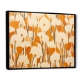 thumbnail image 3 of Designart "Minimalist Marigold Petal Pattern" Extra Large Floral Framed Wall Art - Traditional Yellow Marigold Entryway Framed Wall Art, 3 of 7