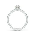 thumbnail image 2 of ANGARA Natural 1 Ct. Diamond Solitaire Engagement Ring in 14K White Gold for Women (Ring Size: 12), 2 of 10
