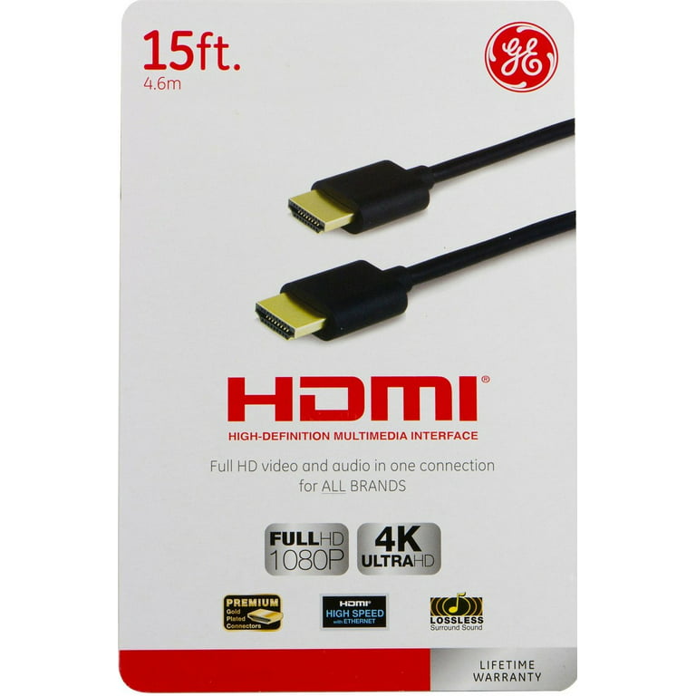 GE DVI to HDMI Adapter, Full HD 1080P 4K Ultra HD 33586 - The Home