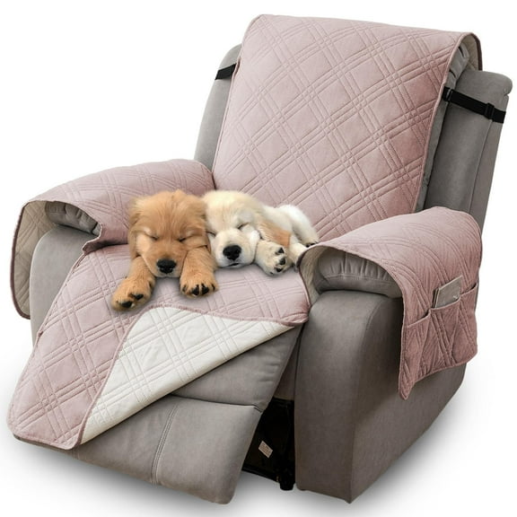 Recliner Sofa Cover - Linen Fabric, Non-Slip and Durable Couch Covers with Pet Protection for Furniture Suitable for Living Rooms and Offices