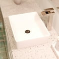 thumbnail image 2 of Novatto NP-01321 Rectangular White Porcelain Vessel Sink, No Overflow, 2 of 4