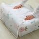 thumbnail image 4 of Almacenamiento de ropa bolsa de almacenamiento cuero cuadrado organizador de armario bolsa portátil con cremallera compartimentos para vestido y calcetines, bolsillo para joyas, estantería, 4 of 9