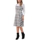thumbnail image 2 of VESTIDO CON TIRANTES INSPIRADOR CHIC para Mujer, Cuello Cuadrado, Vestido Midi A-Line Retro, L Beige, 2 of 6