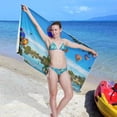thumbnail image 6 of GZHJMY Hot Air Balloons Beach Towel - Super Absorbent Oversized Travel Towels - Lightweight Compact Quick Dry Towel for Swimming Camping Holiday （234）, 6 of 7