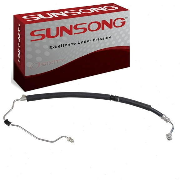 Sunsong Power Steering Pressure Line Hose compatible with Honda Civic 2006-2011