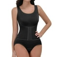 thumbnail image 4 of WCJM Black For Women Tummy Post Body Shaper Butt Shapers Women's Bodysuit Girdles, 4 of 4