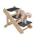 thumbnail image 6 of Foldable Adjustable Pet Ladder Ramp, Anti-Slip Durable Auxiliary Steps for Dogs Cats, 6 of 6