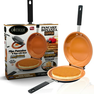Double Sided Frying Pan Non-Stick Ceramic Flip Frying Pan Pancake Maker  Household Kitchen Cookware 6.5X7.6 inch New 