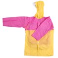 thumbnail image 2 of Mochila escolar unisex para niños y conjunto impermeable de PVC impermeable, diseño moderno para aventuras al aire libre, color amarillo y rojo, 2 of 8