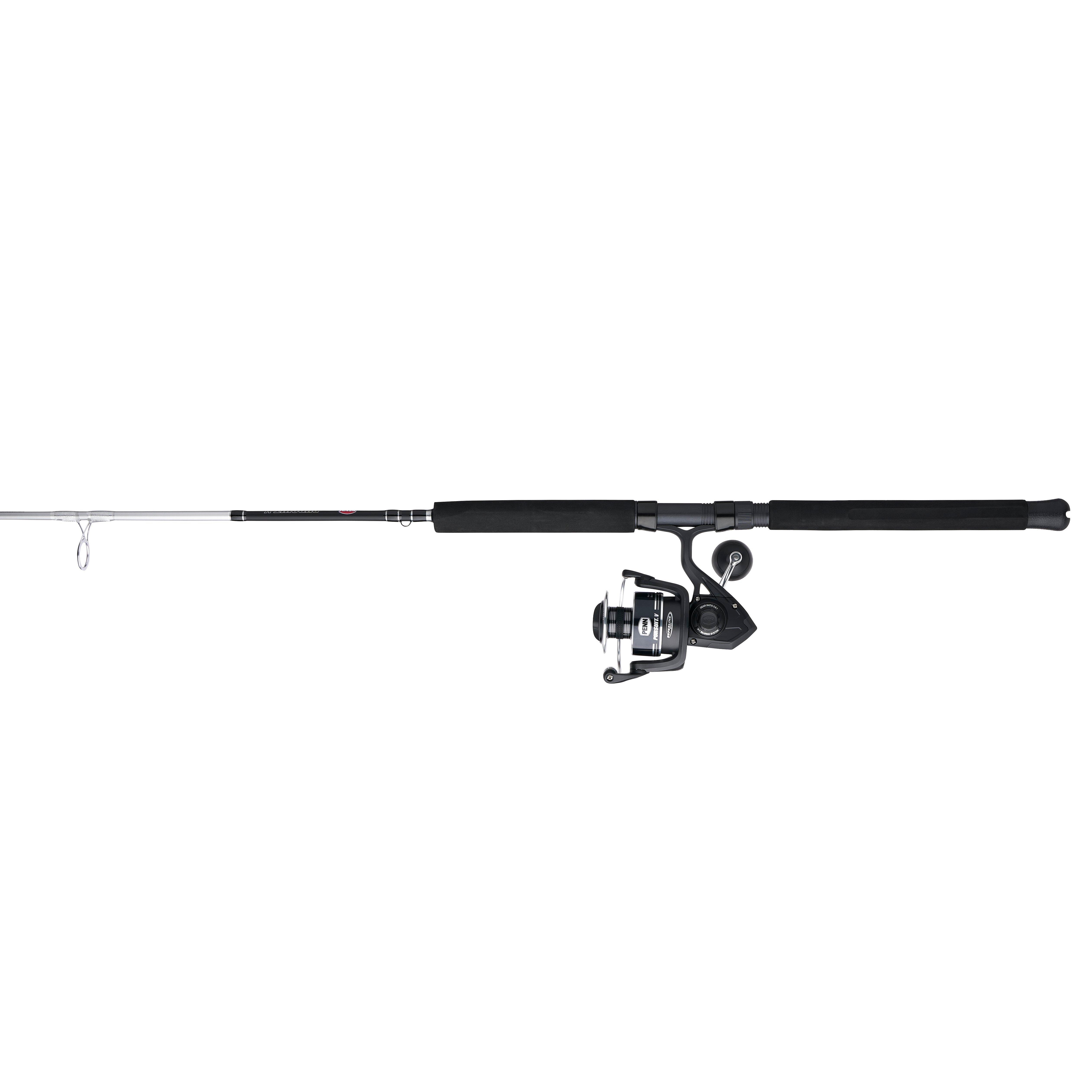 PENN Pursuit V Spinning Fishing Combo, 6'6" Medium Heavy Rod, 6000 Size Reel