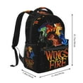 thumbnail image 2 of Wings Of Fire Backpacks Daily Large Capacity Backpack Lightweight Rucksack Casual Daypack Bookbag Shoulder Bag, 2 of 7