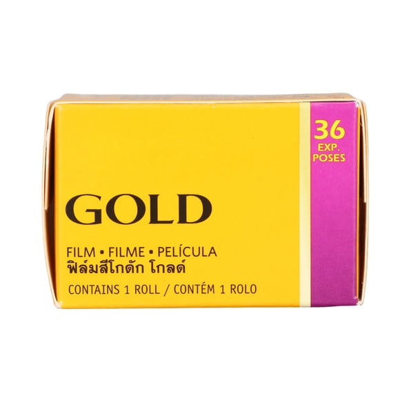 Gold 200 Color Negative Film, 36 Exposures Professional 35mm Film Low Speed Easy Installation Stable Performance Compact For Camera Accessories