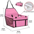 thumbnail image 5 of Ruseen Portable Pet Booster Seat for Small Dog with Clip-On Safety Leash, 7 kg Limit, 5 of 7
