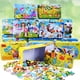 thumbnail image 1 of Wooden Puzzle Toys with Iron Box Kids Cartoon Animal Wood Puzzles Educational Toys for Children 1 2 3 Years Christmas Gift heqiyong LED, 1 of 2