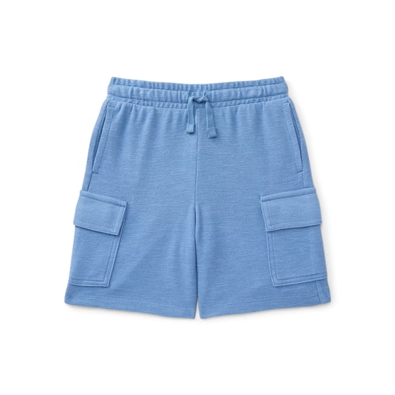 Wonder Nation Little Boys Knit Cargo Shorts, Sizes 4-10
