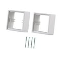 thumbnail image 4 of CarpNettore 2 Pack Socket Spacers for Cable Box Installation Wall Plate Accessories for Home white, 4 of 9