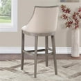 thumbnail image 3 of American Woodcrafters Keller 30" Solid Wood Bar Stool in Driftwood Gray, 3 of 9