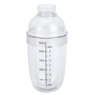 Transparent Scale Cocktail Shaker Bottle Mix Glass Drink Iced Coffee Maker  Main