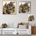 thumbnail image 4 of Designart "Architectural Study: Fortresses I" Fortresses Wall Art Prints, 4 of 7