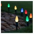 thumbnail image 2 of 50’ OptiCore LED Multicolor Smooth/Opaque Christmas Pathway Lights, C9 Outdoor Driveway Lights, 4.5” Stakes, Green Wire Plug String Lights, 2 of 7