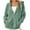 Green, variant on Kaemgyyd Sweatshirt for Women Half Zip Solid Color Drawstring Hoodies Casual Loose Pullover Activewear with Pockets