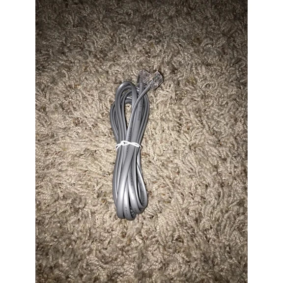 Rj11 Phone Cord Dong Long E189858 Gray 6 Ft