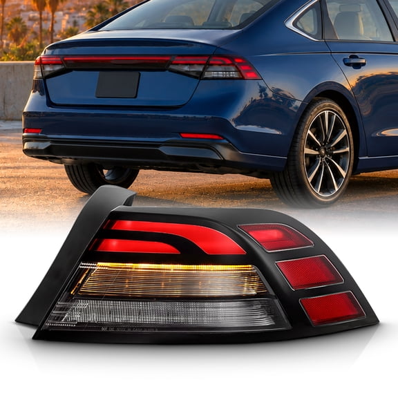 Driver Side Rear Back Light AKKON - Fit 2025-2026 Honda Civic Sedan LED Running Tail Light Rear ...