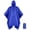 Blue, variant on Hooded Rain Poncho Lightweight Waterproof Unisex Raincoat with Pocket for Men Women Adult