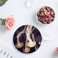 thumbnail image 4 of FMSHPON Jellyfish Set of 8 Round Coaster for Drinks, Absorbent Ceramic Stone Coasters Cup Mat with Cork Base for Home Kitchen Room Coffee Table Bar Decor, 4 of 6
