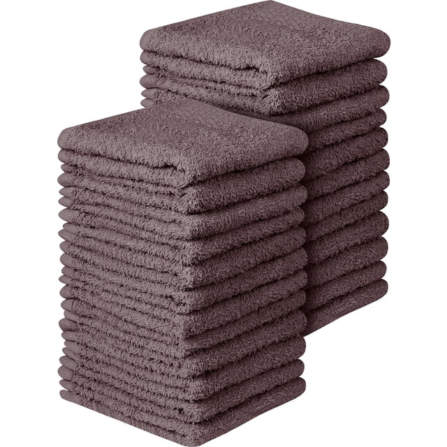 Juego de paños T&L Towel and Linen Mart, 100% algodón, 24 unidades