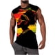 thumbnail image 5 of Hombres Moda Casual Impresión Suéter Cuello Redondo Tanque Deportivo, 5 of 6