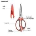 thumbnail image 6 of Farberware 4 in 1 Shears with Coral and Gray Handle, 6 of 14