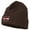 Brown, variant on Colorado Flag Embroidered Big Size Fleece Beanie - Brown XL-3XL