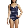 thumbnail image 3 of Lands' End Women's Chlorine Resistant Tummy Control Underwire Tankini Swimsuit Top, 3 of 3