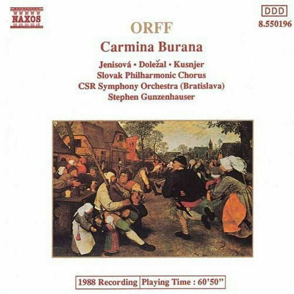 Stephen Gunzenhauser - Carmina Burana - Music & Performance - CD
