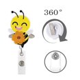 thumbnail image 2 of （Bees）Bee Felt Business Cards Cute Card Clips Business Card Buckles Decorative Card Buckles Id Badge Holder Business Card Clips Card, 2 of 4