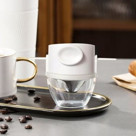 VOAVEKE Coffee Pod Filter Coffee Filter Foldable Brewing Stainless Steel Filter Suitable For Any Cup